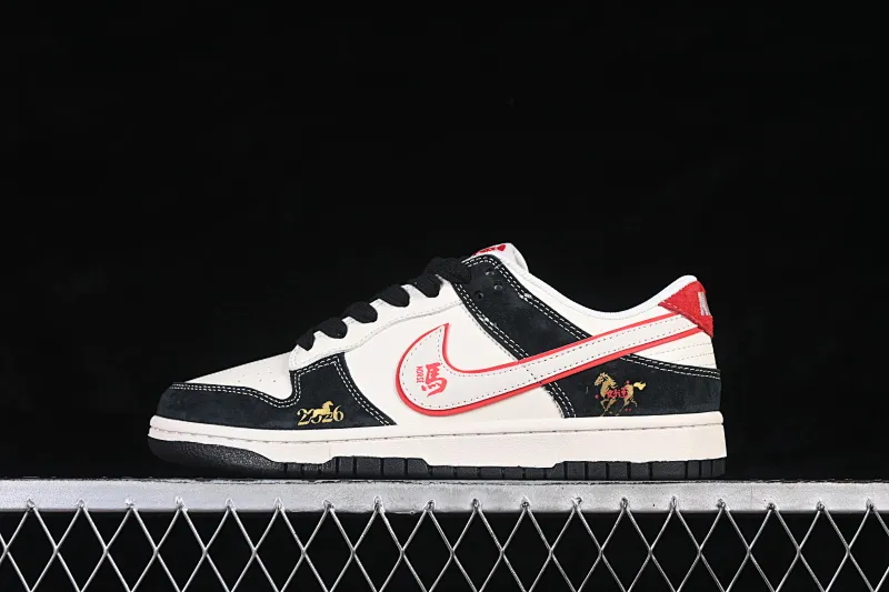 All categories Nk SB Dunk Series Nk SB Dunk Low High-end customized low-top sneakers Nike SB Dunk Low Limited to the Year of the Horse Good Luck Golden Horse Anniversary high-end customized low-top casual sneakers FC1688-259